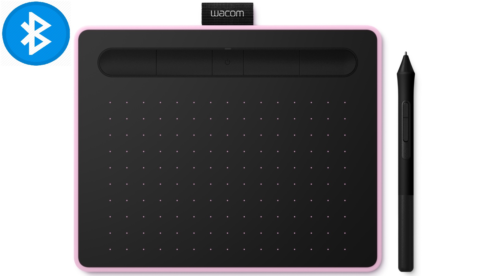  Drawing Tablet: Intuos Small, Wired/Bluetooth, Berry Colour  